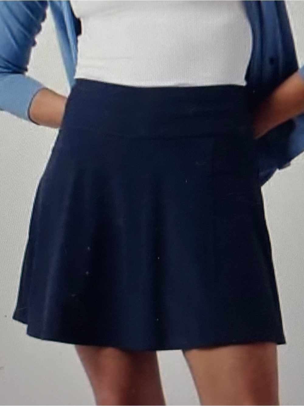 Athleta Navy blue skort L